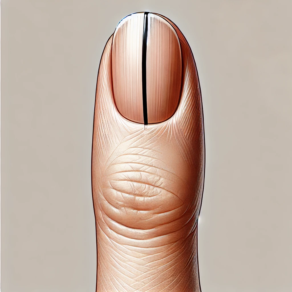 손톱 검은 세로줄